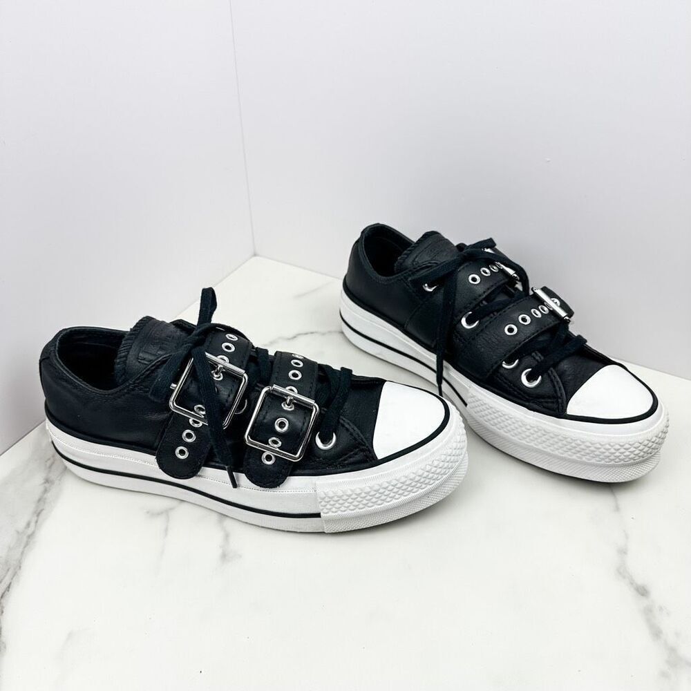 Converse Chuck Taylor All Star x CTAS Lift Buckle x Ox Leather Platform x Women’ - Picture 7 of 7